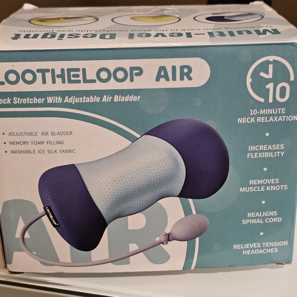 Adjustable Inflatable Neck Stretcher, NIB - Picture 5 of 5